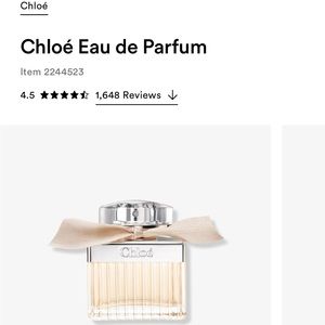 Chloe fragrance- barely used